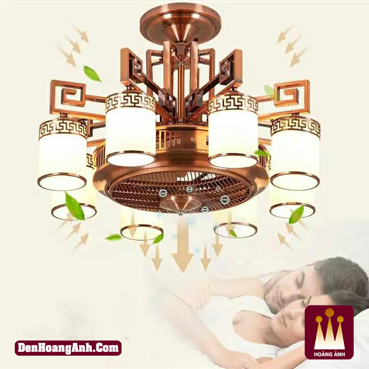 Đèn quạt trần hiện đại
