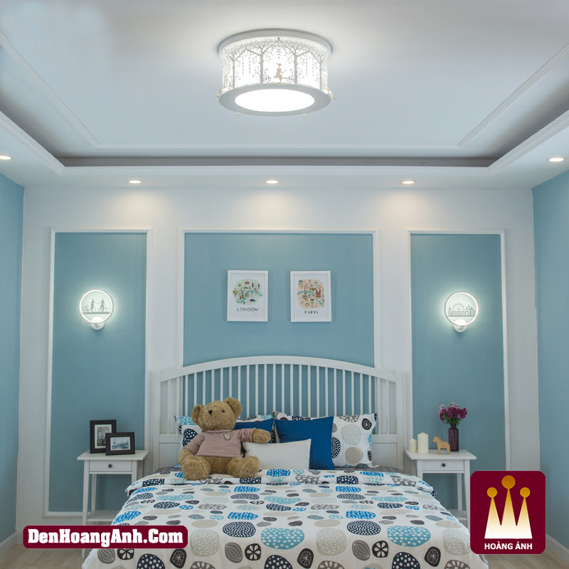 Đèn trang trí độc đáo ốp trần hiện đại