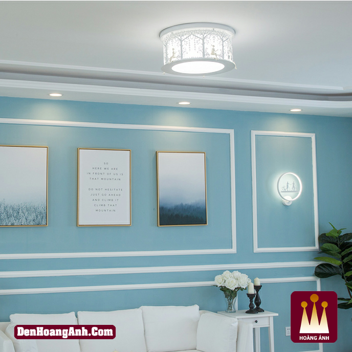 Đèn trang trí độc đáo ốp trần hiện đại