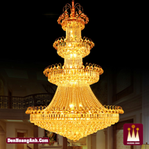 đèn chùm pha lê khách sạn đẹp