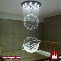 Đèn thả pha lê  đẹp nhất